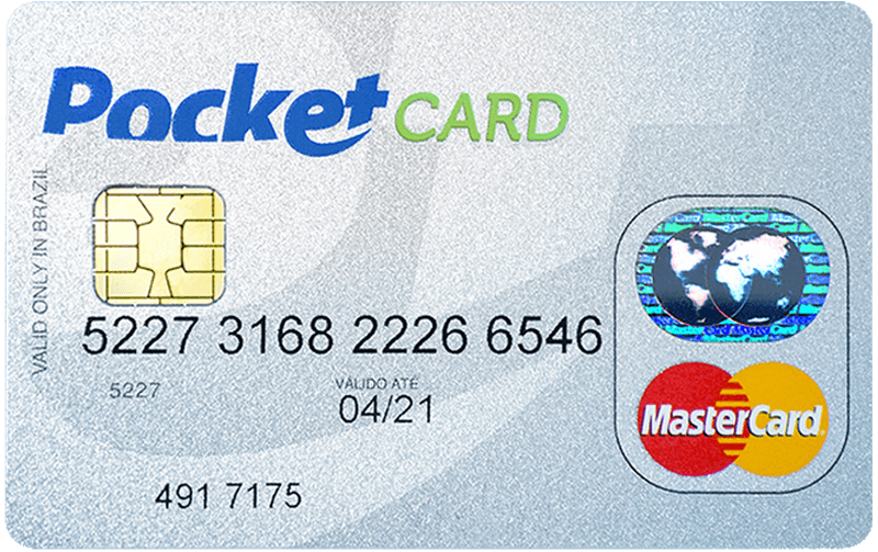 Imagem Cartão PocketCard® Incentivo Mastercard®