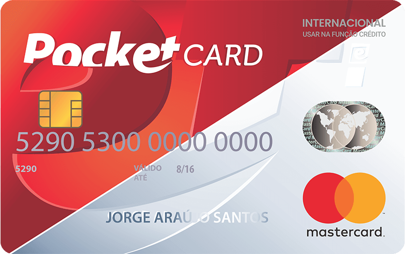 Imagem Cartão PocketCard® Incentivo Mastercard®